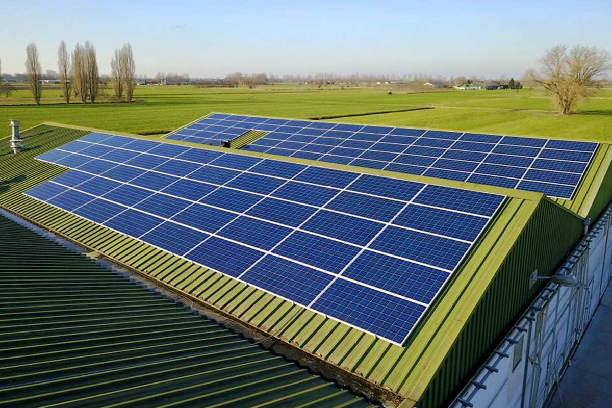 Proyecto de planta solar de 66KW en Netherland